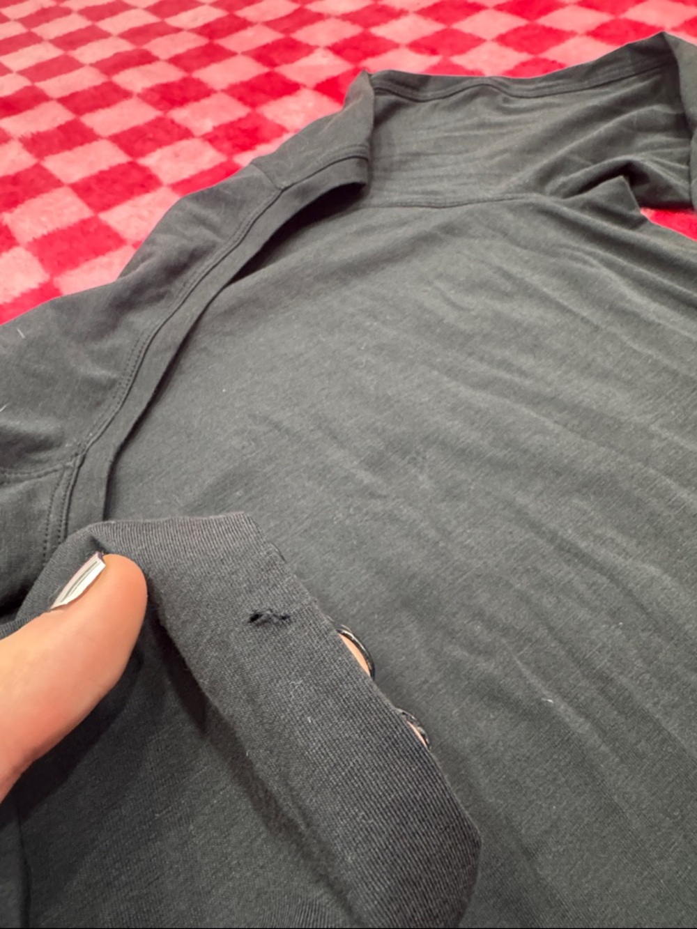 lululemon athletica Black Long Sleeve Scoop Neck Top - Picture 4 of 4